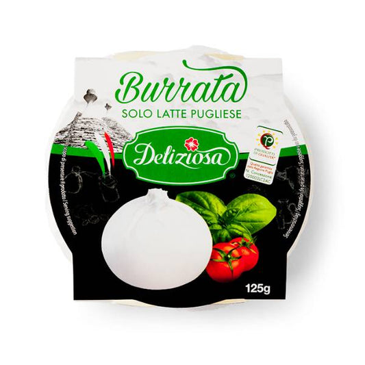 BURRATA Burratina Pugliese Cheese 125g