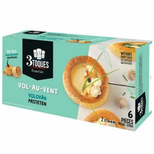 3TOQUES 6 Vol-au-Vents 159g