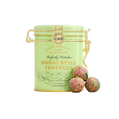 CARTWRIGHT & BUTLER Pistachio Dubai Style Truffle in Tin