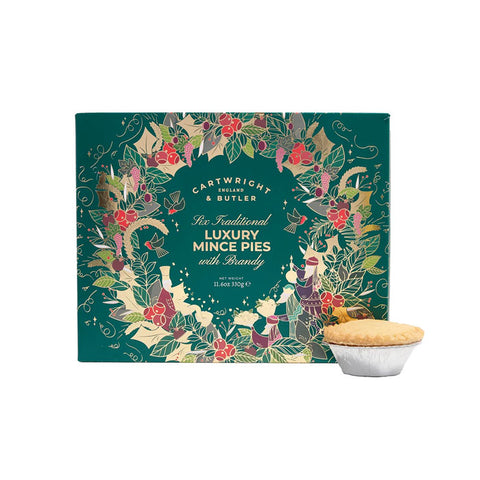 CARTWRIGHT & BUTLER Luxury Mince Pies with Brandy