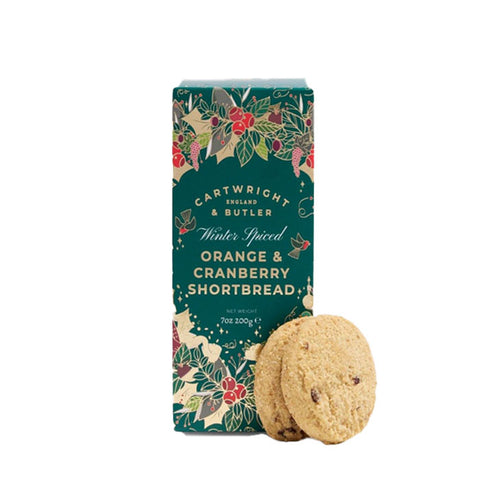 CARTWRIGHT & BUTLER Merry Christmas- Spiced Orange and Cranberry Shortbreads