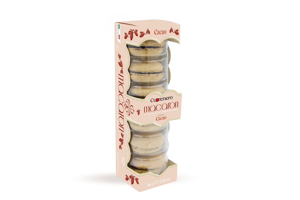 Cuorenero Cacao Macarons 6pc 84g