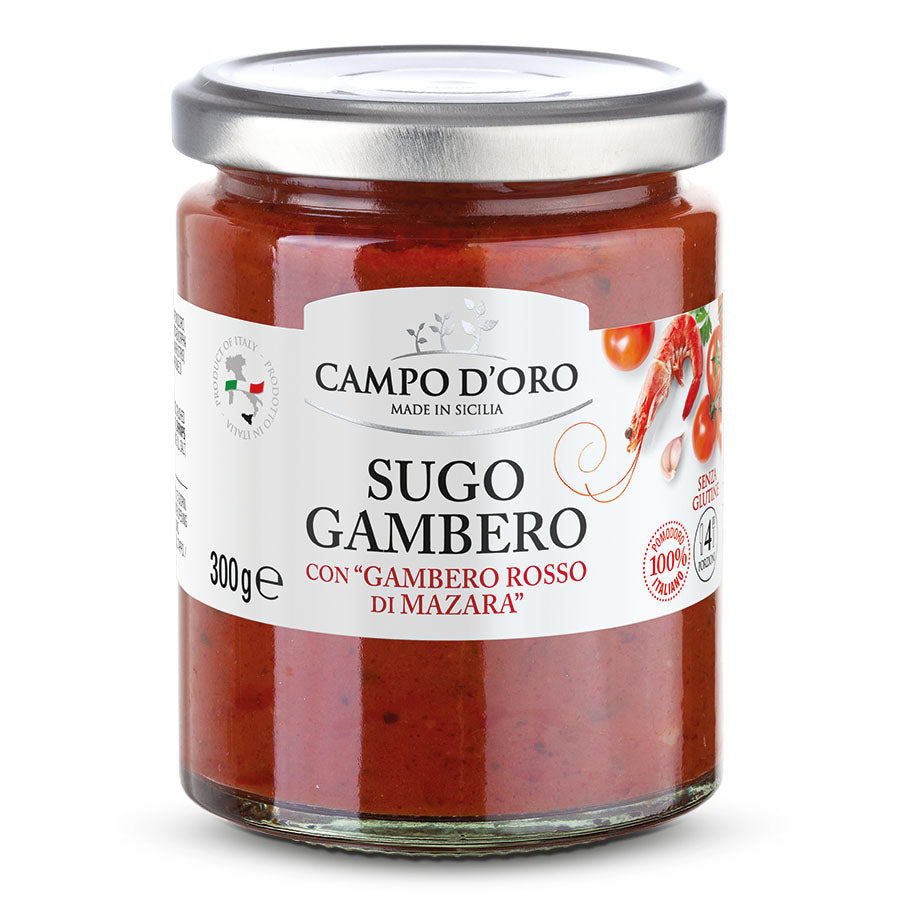 Campo Doro Sugo ai Gamberi 300g genuine matching original packaging
