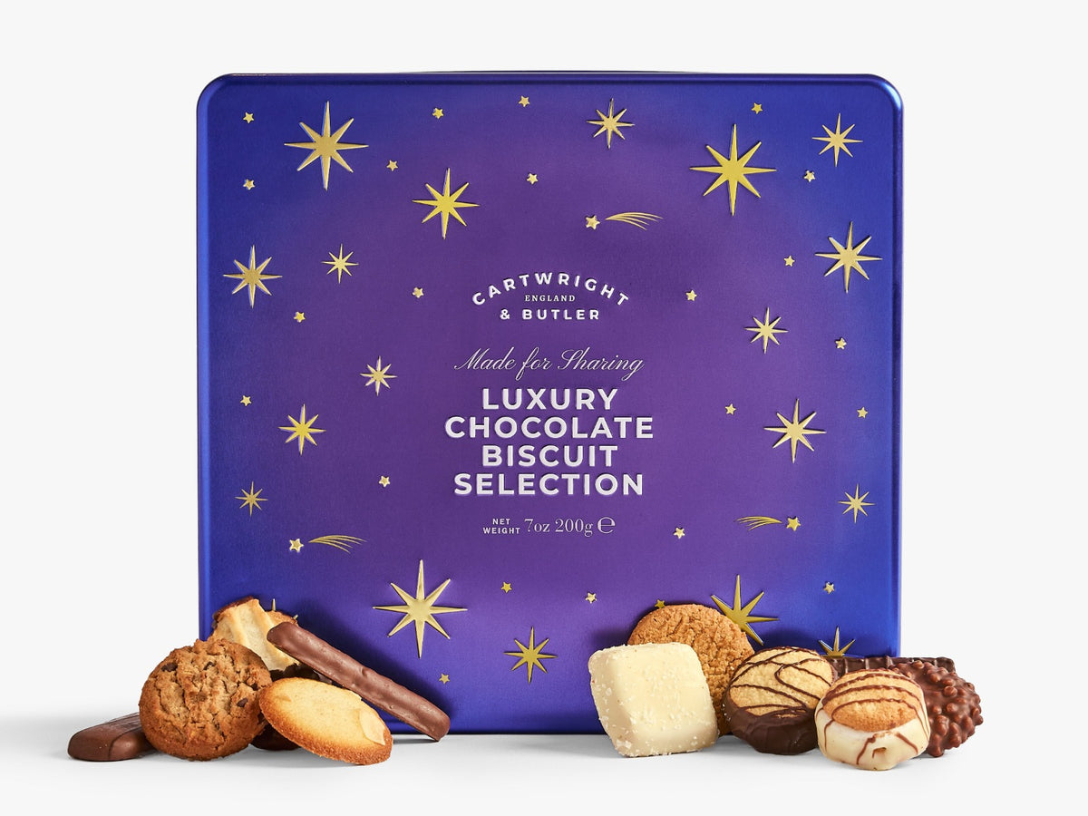 Cartwright & Butler Night Before Christmas Luxury Chocolate Biscuit Selection Tin 200g