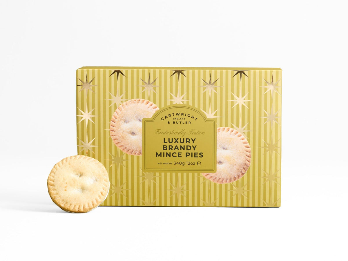 Cartwright & Butler Christmas Luxury Brandy Mince Pies 340g (2026)
