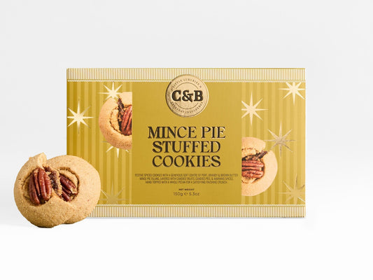 Cartwright & Butler Christmas Mince Pie Stuffed Cookies Carton 150g