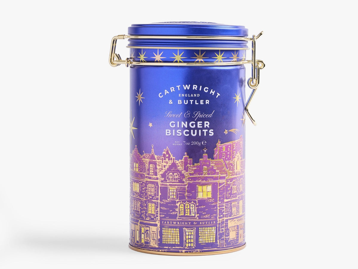 Cartwright & Butler Night Before Christmas Stem Ginger Biscuits Tin 200g