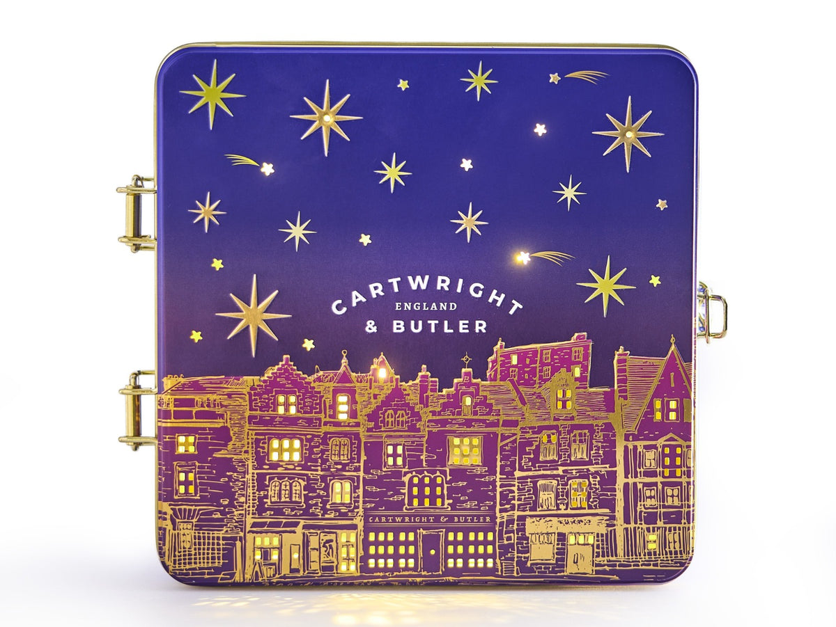 Cartwright & Butler Night Before Christmas Light-Up Festive Teatime Selection Tin 390g