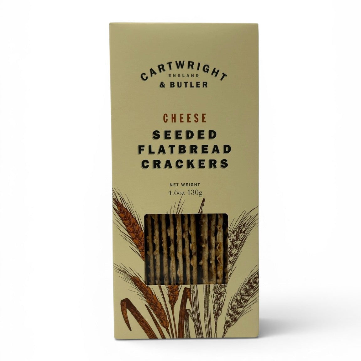 Cartwright & Butler Cheese Seeded Flabread Crackers 130g