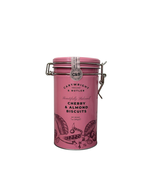 CARTWRIGHT & BUTLER Cherry & Almond Biscuits In Tin 180g