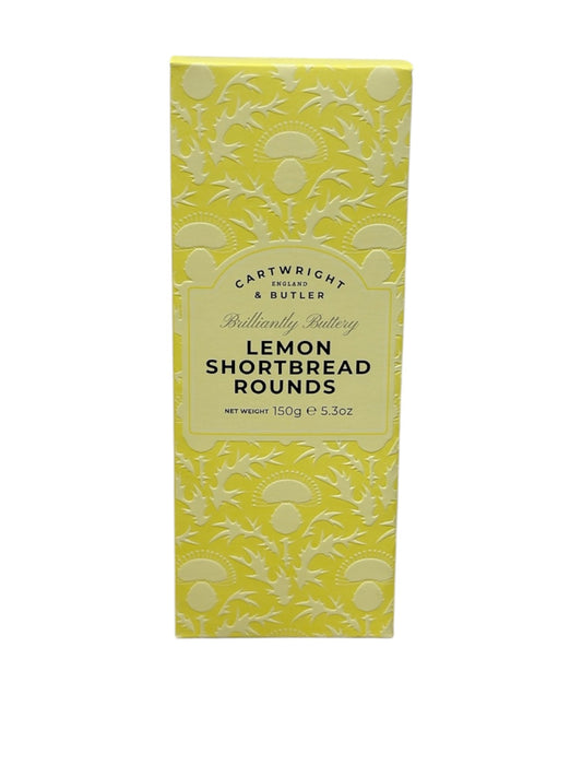 CARTWRIGHT & BUTLER Lemon Shortbread Rounds Carton 150g