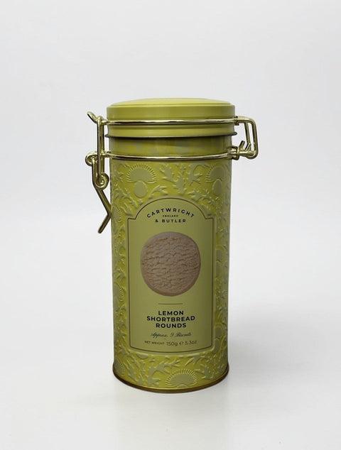 CARTWRIGHT & BUTLER Lemon Zest Shortbread Rounds Tin 200g