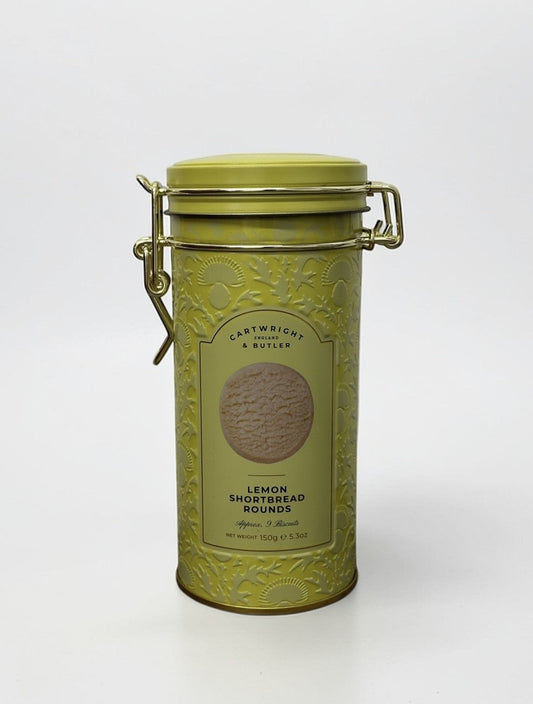 CARTWRIGHT & BUTLER Lemon Zest Shortbread Rounds Tin 200g
