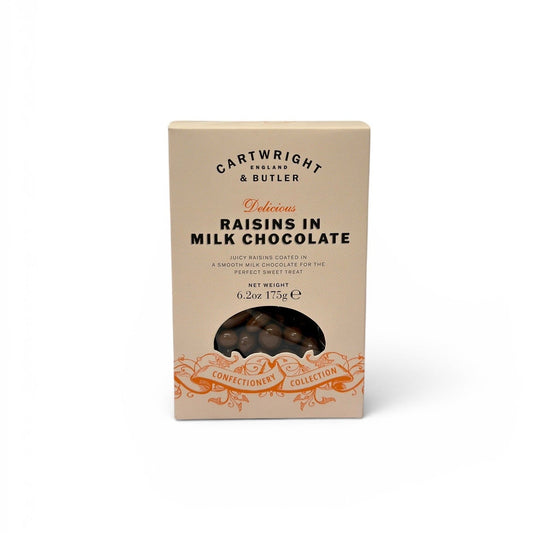 CARTWRIGHT & BUTLER Raisins in Milk Chocolate 175g
