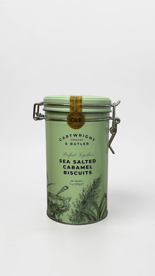 CARTWRIGHT & BUTLER Salted Caramel Biscuits in Tin 200g