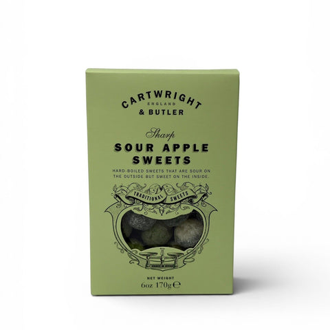 CARTWRIGHT & BUTLER Sour Apple Sweets in carton