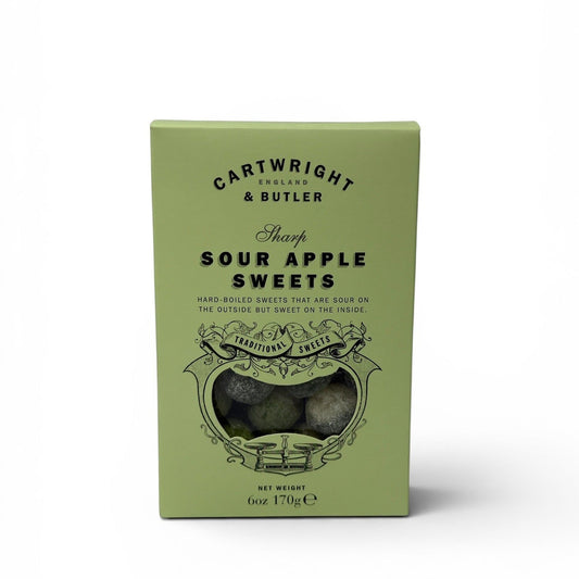 Cartwright & Butler Sour Apple Sweets in carton