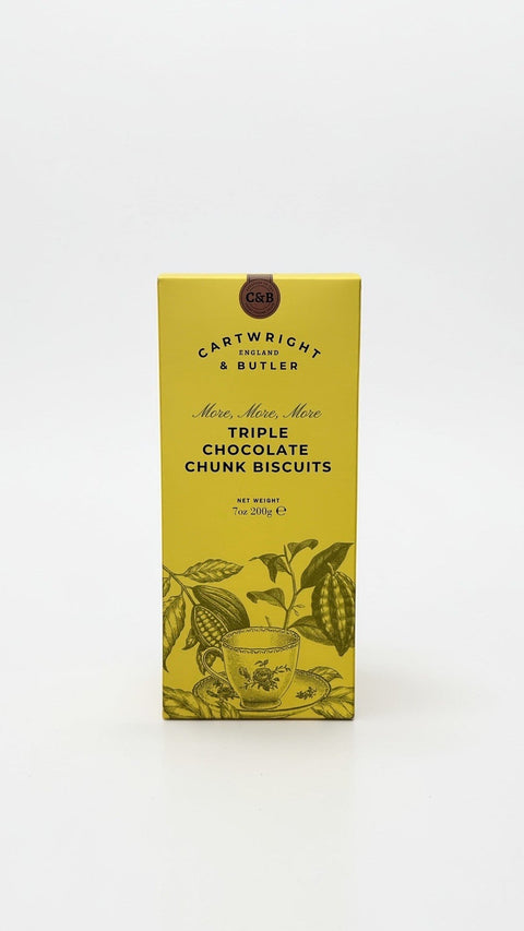 CARTWRIGHT & BUTLER Triple Choc Chunk Biscuits Carton 200g