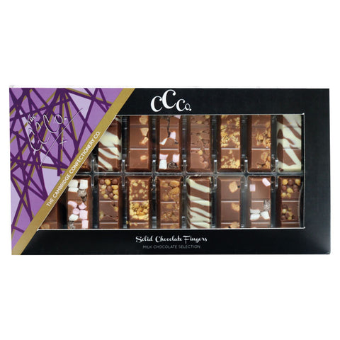 CCO 18 Solid Chocolate Fingers Milk Selection