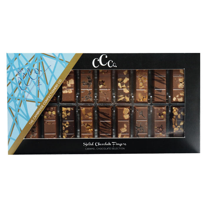 CCO 18 Solid Chocolate Fingers Caramel Selection 320g