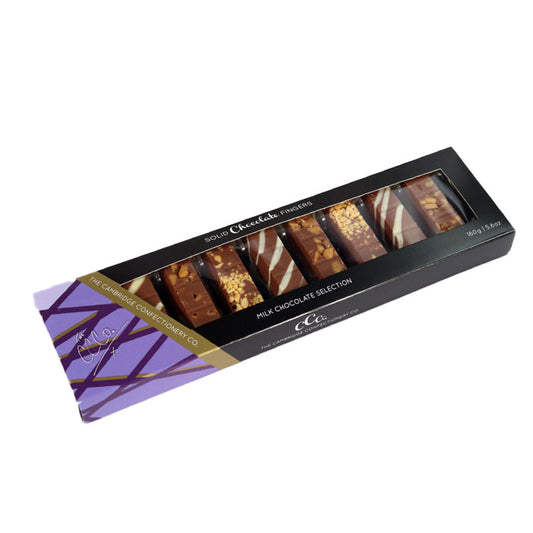 CCO 9 Milk Assorted Solid Chocolate Fingers 160g