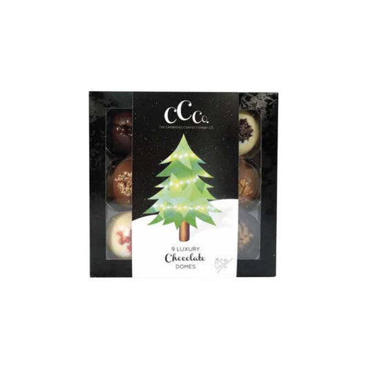 CCO 9 Assorted Festive Chocolate Domes Box 160g