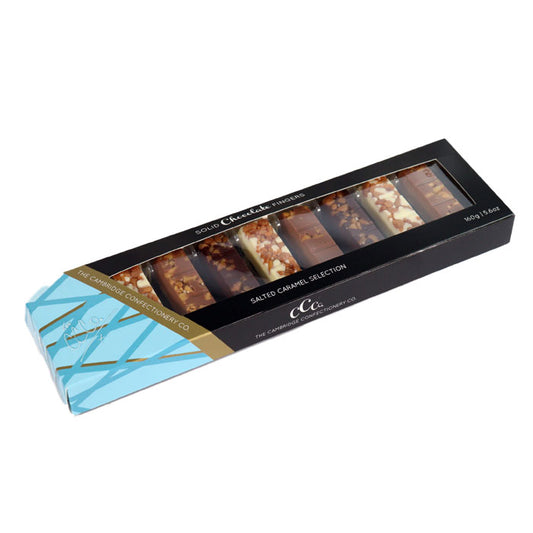 CCO 9 Salted Caramel Assorted Solid Chocolate Fingers 160g