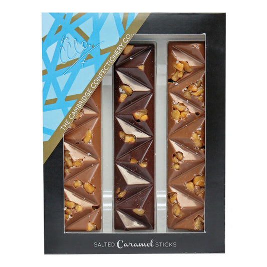 CCO Trio Salted Caramel Chocolate Sticks 90g