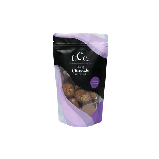 CCO Toffee and Sea Salt Chocolate Buttons 130g