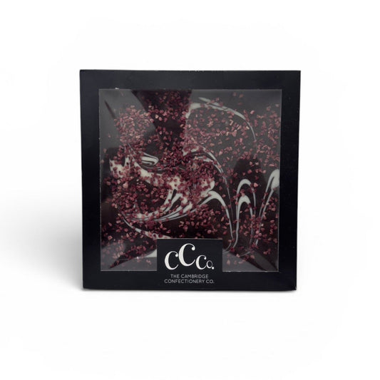 CCO Raspberry Swirl Dark Chocolate Tile 250g