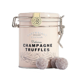 CARTWRIGHT & BUTLER Champagne Truffles In Tin 180g