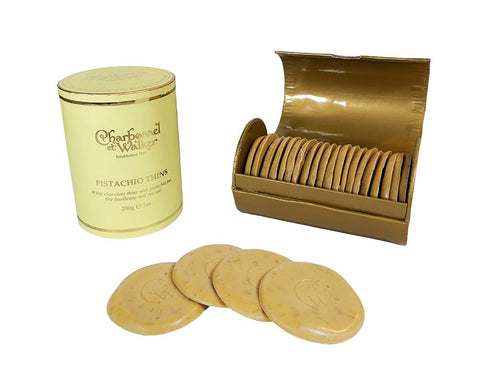 Charbonnel et Walker Pistachio Thins 200g
