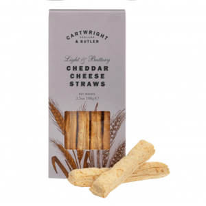 CARTWRIGHT & BUTLER Cheddar Cheese Straws 100g