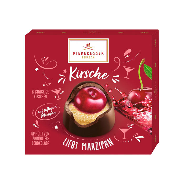 NIEDEREGGER Cherry Marzipan Dark Chocolate 108g