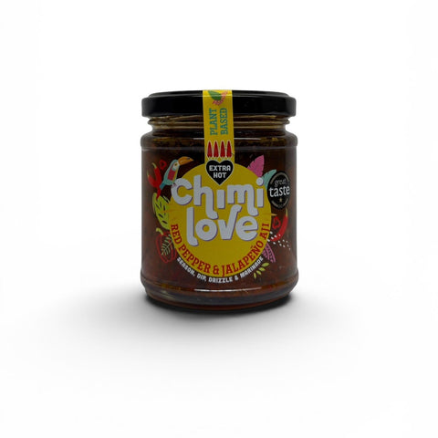 CHIMILOVE Red Pepper & Jalapeño Aji Extra Hot Chilli Oil 165g
