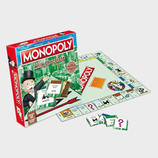 MONOPOLY Board Games with Belgian Chocolate playing pieces