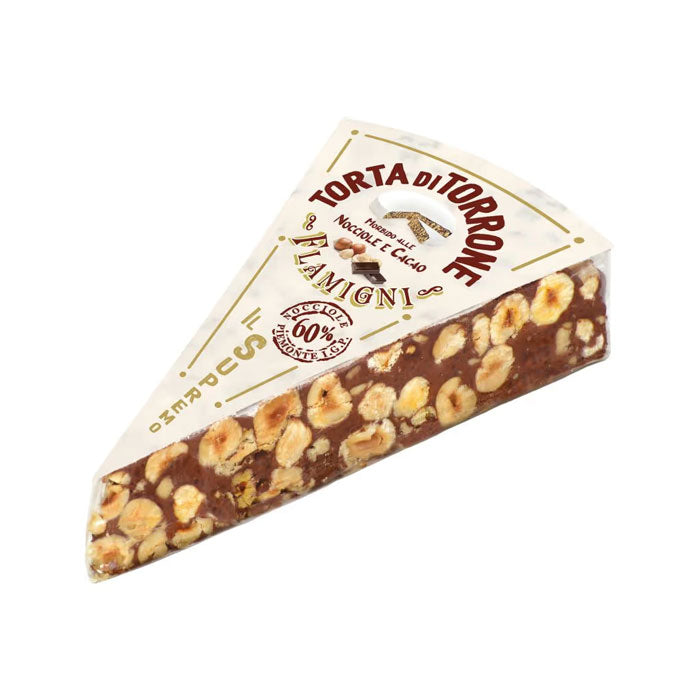 FLAMIGNI Premium Chocolate Nougat Cake Slice 150g
