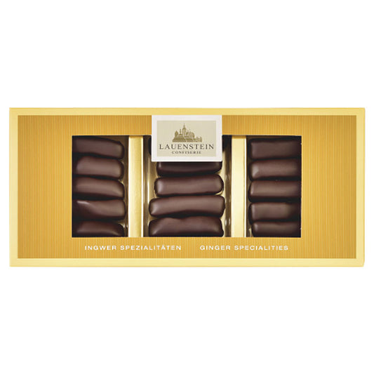 LAUENSTEIN Dark Chocolate Covered Ginger Sticks 100g