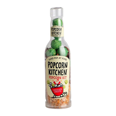 POPCORN KITCHEN Pop At Home Chocolate Sprout Gift Bottle Kit