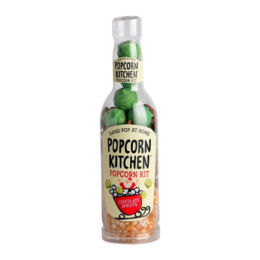 POPCORN KITCHEN Pop At Home Chocolate Sprout Gift Bottle Kit 440g