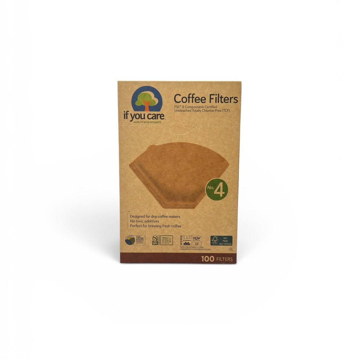 Eddington No.4 Coffee Filters pack of 100