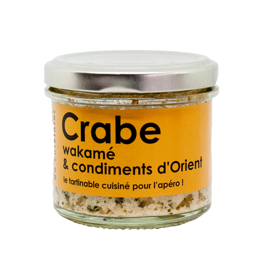 L’ATELIER DU CUISINIER Wakame crab & Oriental condiments 80g Jar