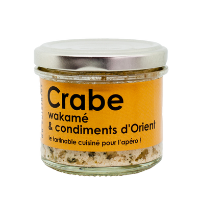 L’ATELIER DU CUISINIER Wakame crab & Oriental condiments 80g Jar