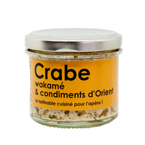 L’ATELIER DU CUISINIER Wakame crab & Oriental condiments 80g Jar