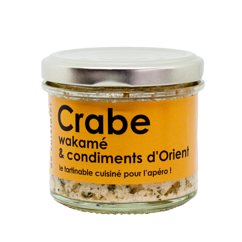 L’ATELIER DU CUISINIER Wakame crab & Oriental condiments 80g Jar