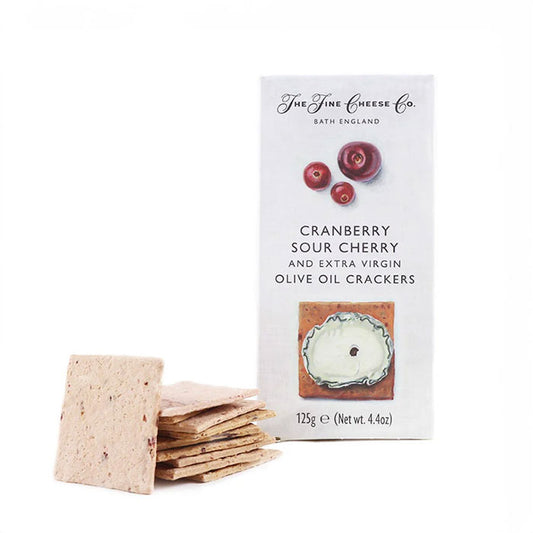 THE FINE CHEESE CO. Cranberry, Sour Cherry & Extra Virgin Olive Oil Crackers 125g