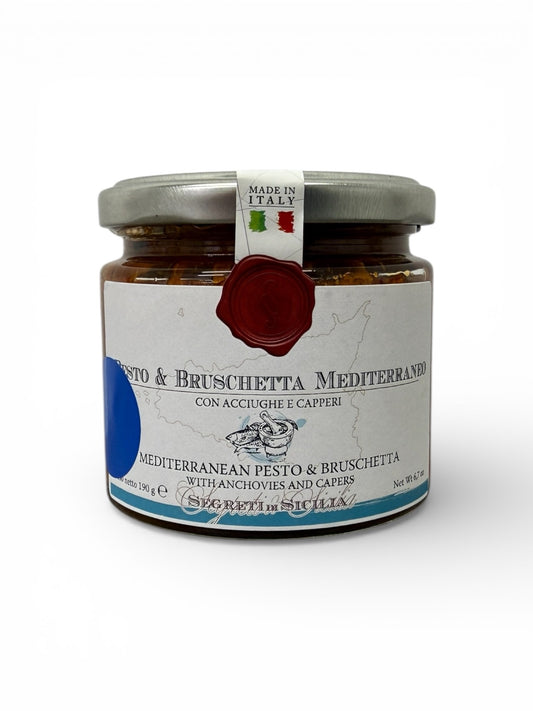 Cutrera Mediterranean Pesto and Bruschetta 190g