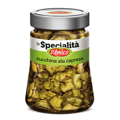 D'AMICO Rustic Courgettes Capri Style in Oil 290g