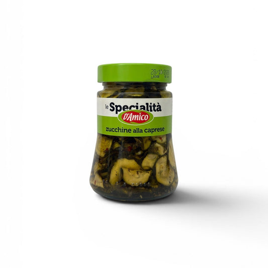 D'AMICO Rustic Courgettes Capri Style in Oil 290g