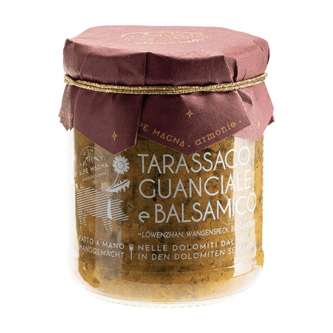 ALPE MAGNA Dandelion, Guanciale & Balsamic Sauce